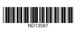 Barcode Typ Code 39