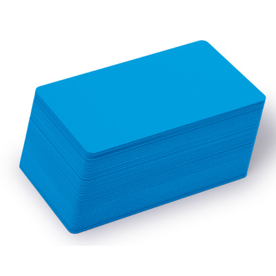 Blankokarten hellblau
