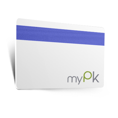 Karten mit farbigem Magnetstreifen