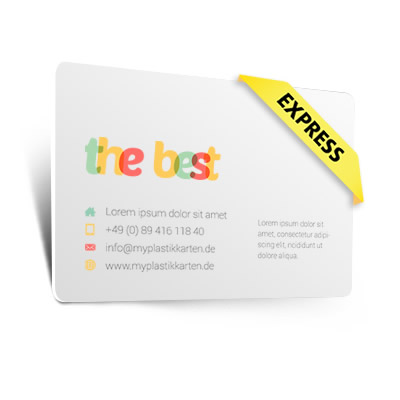 Standardkarten Express (0,76 mm)