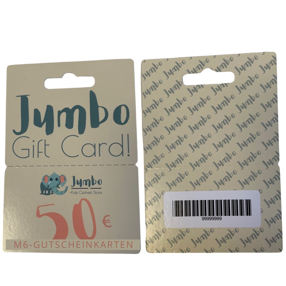 Gift Card m6, Karte mit Kartenträger